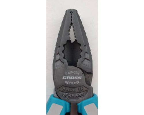 Комбинированные плоскогубцы GROSS 180 мм, трехкомпонентные рукоятки 16973