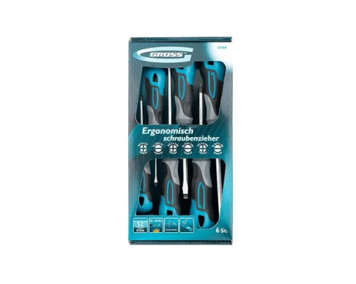 Набор отвёрток 6 шт S2 GROSS 12164