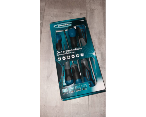 Набор отвёрток 6 шт S2 GROSS 12164