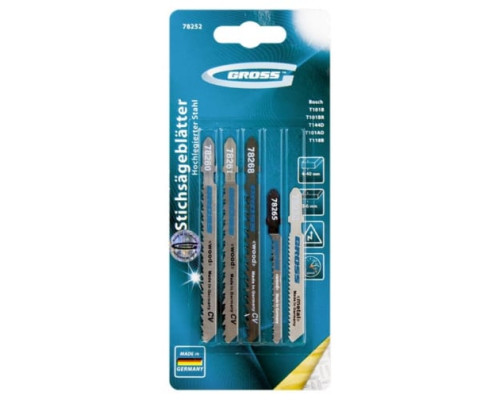 Набор полотен для электролобзика универсальный, 5 шт. GROSS 78252