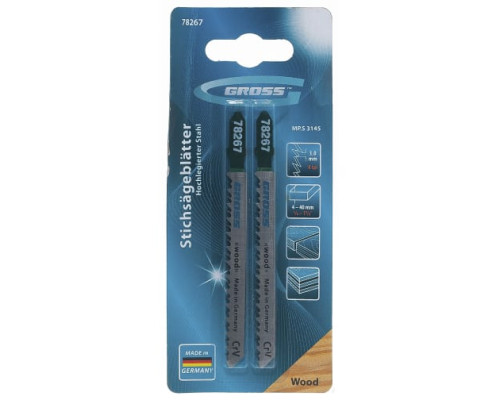 Полотна для электролобзика по дереву (2 шт.) GROSS 78267