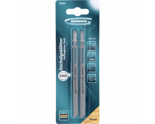 Полотна для электролобзика по дереву (2 шт.) GROSS 78266