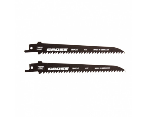 Полотна по дереву для сабельной пилы 4011 - S644D (150х130 мм, шаг 4,2 мм, фигурный рез, 2 шт.) GROSS 782101