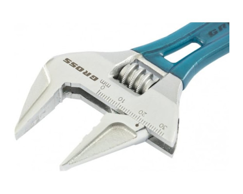 Разводной ключ 160мм, CrV, укороченная ручка GROSS 15566