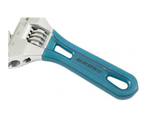 Разводной ключ 160мм, CrV, укороченная ручка GROSS 15566