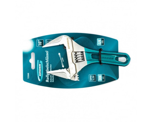 Разводной ключ 160мм, CrV, укороченная ручка GROSS 15566