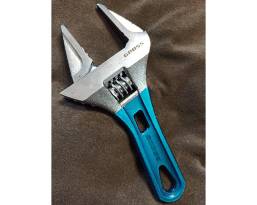 Разводной ключ 160мм, CrV, укороченная ручка GROSS 15566