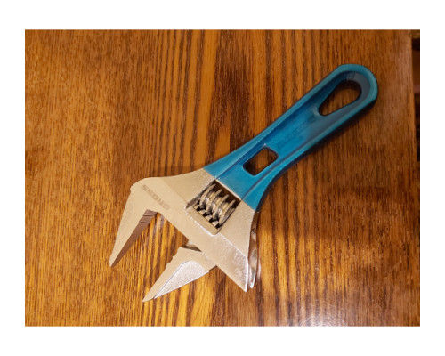 Разводной ключ 160мм, CrV, укороченная ручка GROSS 15566