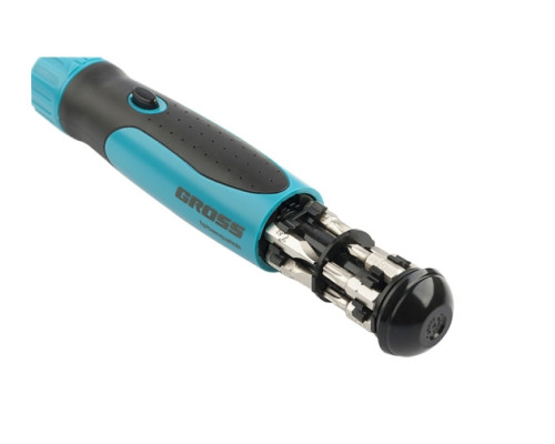 Реверсивная отвертка с механизмом SmartPush GROSS 12 шт. 11611