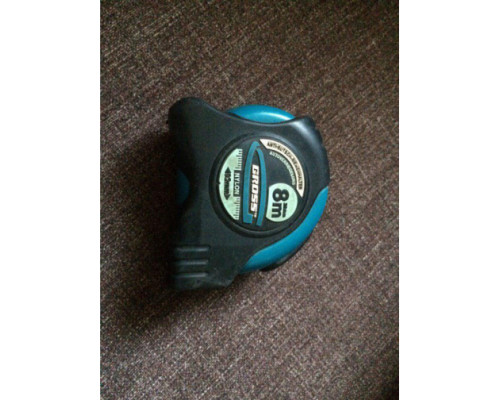 Рулетка Schlagfest 8 м x 25 мм GROSS 31114