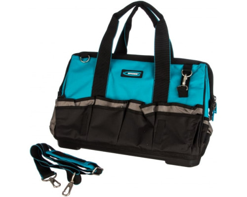 Сумка для инструмента GROSS Handwerker, 42 кармана, пластик, дно, наплечный ремень 90273