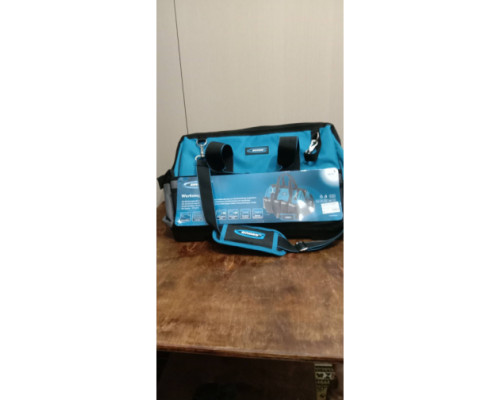 Сумка для инструмента GROSS Handwerker, 42 кармана, пластик, дно, наплечный ремень 90273