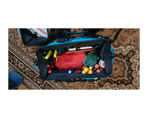 Сумка для инструмента GROSS Handwerker, 42 кармана, пластик, дно, наплечный ремень 90273