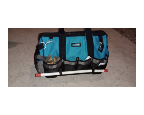 Сумка для инструмента GROSS Handwerker, 42 кармана, пластик, дно, наплечный ремень 90273