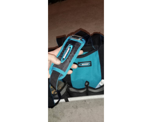 Сумка для инструмента GROSS Handwerker, 42 кармана, пластик, дно, наплечный ремень 90273