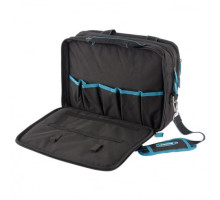 Сумка для инструмента GROSS  Meister, 31 карман, отсек для ноутбука, наплечный ремень 90271