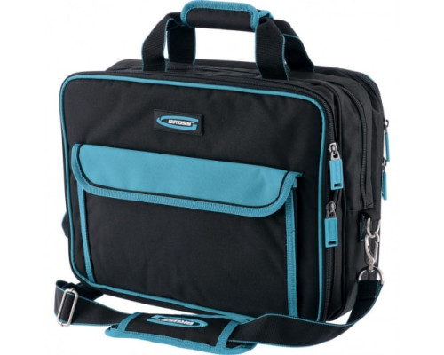 Сумка для инструмента GROSS  Meister, 31 карман, отсек для ноутбука, наплечный ремень 90271