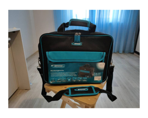 Сумка для инструмента GROSS  Meister, 31 карман, отсек для ноутбука, наплечный ремень 90271