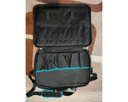 Сумка для инструмента GROSS  Meister, 31 карман, отсек для ноутбука, наплечный ремень 90271