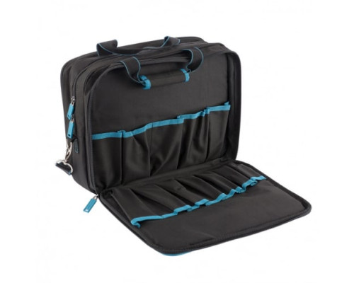 Сумка для инструмента GROSS  Meister, 31 карман, отсек для ноутбука, наплечный ремень 90271