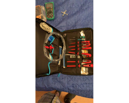 Сумка для инструмента GROSS  Meister, 31 карман, отсек для ноутбука, наплечный ремень 90271