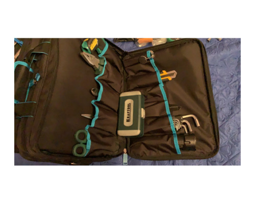 Сумка для инструмента GROSS  Meister, 31 карман, отсек для ноутбука, наплечный ремень 90271