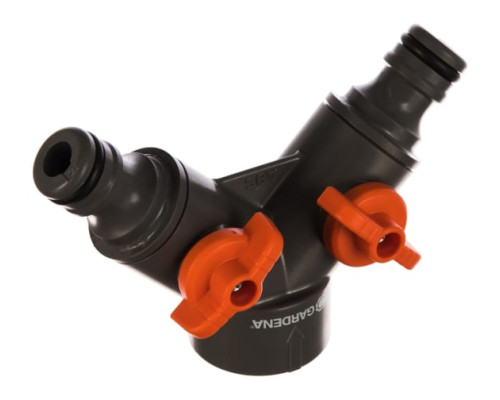 Распределитель двухканальный 3/4" Gardena 00938-20.000.00 Распределитель двухканальный 3/4" Gardena 00938-20.000.00