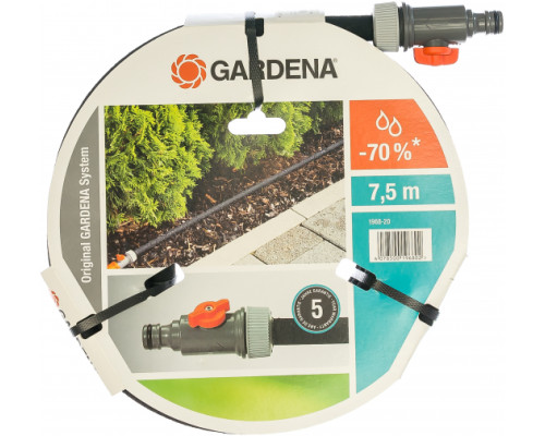 Шланг сочащийся для полива 7.5м Gardena 01968-20.000.00 Шланг сочащийся для полива 7.5м Gardena 01968-20.000.00