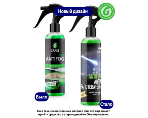 Антизапотеватель 250 мл Grass ANTIFOG 154250