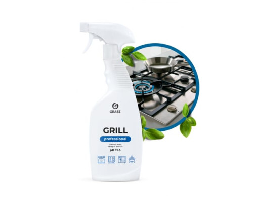Чистящее средство антижир для удаления жира на кухне GRASS Grill Professional Анти жир, жироудалитель 600 мл 125470 Чистящее средство антижир для удаления жира на кухне GRASS Grill Professional Анти жир, жироудалитель 600 мл 125470