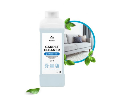 Чистящее средство для чистки ковров диванов Grass CARPET CLEANER химчистка мебели пятновыводитель 1л 215100