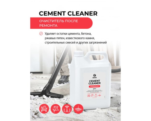 Очиститель после ремонта Cement Cleaner (5.5 кг) Grass 125305