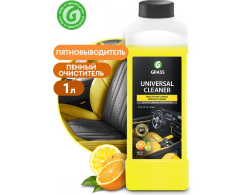 Очиститель салона Universal cleaner Grass высокопенный, 1 л 112100 Очиститель салона Universal cleaner Grass высокопенный, 1 л 112100
