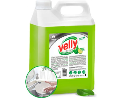Средство для мытья посуды Grass Velly Premium лайм и мята, 5 кг 125425 Средство для мытья посуды Grass Velly Premium лайм и мята, 5 кг 125425