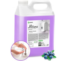 Увлажняющее жидкое крем мыло GRASS MILANA ЧЕРНИКА В ЙОГУРТЕ для рук и тела 5л 126305