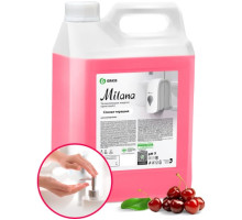 Увлажняющее жидкое крем мыло GRASS MILANA СПЕЛАЯ ЧЕРЕШНЯ для рук и тела 5 л 126405