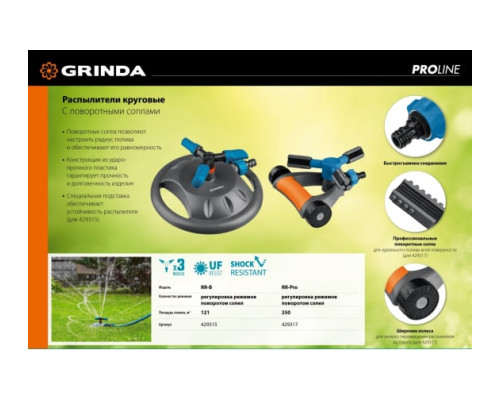 Круговой распылитель GRINDA PROLine RR-Pro 429317