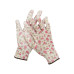 Садовые перчатки Grinda бело-розовые 11291-M