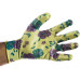 Садовые перчатки с прозрачным нитриловым покрытием Grinda зеленые, р. L-XL 11295-XL