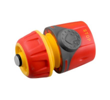 Соединитель пластмассовый с автостопом 1/2" Premium Grinda 8-426429