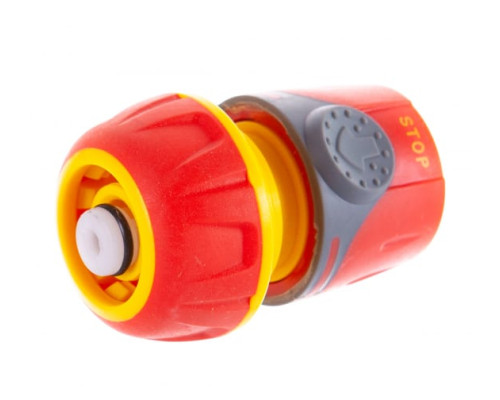 Соединитель пластмассовый с автостопом 3/4" Premium Grinda 8-426430