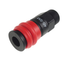 Соединитель быстросъемный композитный (1/2"M - рапид "мама") JTC JW1071-40SMC