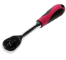 Трещотка 36-зубцовая с резиновой рукояткой (150мм, 1/4”) JTC 3602B