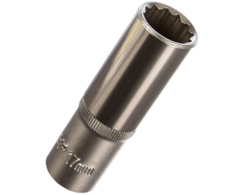 Головка торцевая глубокая 12-гранная (1/2"DR; 17 мм) Jonnesway S04HD4717 Головка торцевая глубокая 12-гранная (1/2"DR; 17 мм) Jonnesway S04HD4717
