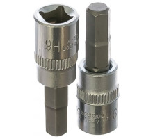 Головка торцевая с шестигранной вставкой "HEX" (1/4"DR; 6 мм; 37 мм) Jonnesway S09H206