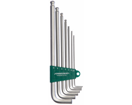 Комплект угловых шестиграников EXTRA LONG Jonnesway H06SM107S Комплект угловых шестиграников EXTRA LONG Jonnesway H06SM107S