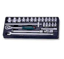 Набор торцевых головок 1/2"DR 10-32 мм 24 предмета (ложемент) Jonnesway S04H4524ST (S04H4524SP)