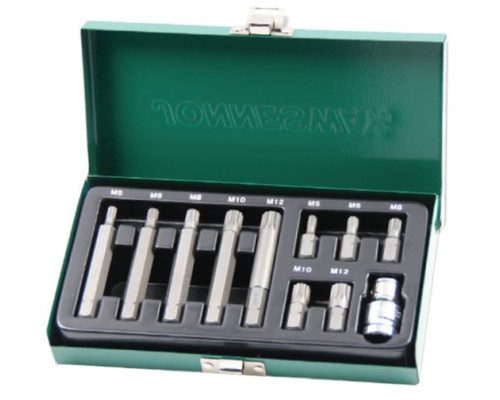 Набор вставок SPLINE М-профиль 11 предметов (30-75 мм; М5-М12) Jonnesway S29H4111S