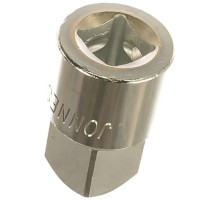 Переходник с F 3/4" DR на M 1" DR для торцевых головок Jonnesway S16H3410