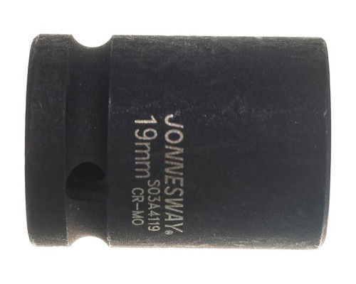 Головка торцевая ударная 1/2"DR (19 мм) Jonnesway S03A4119 Головка торцевая ударная 1/2"DR (19 мм) Jonnesway S03A4119